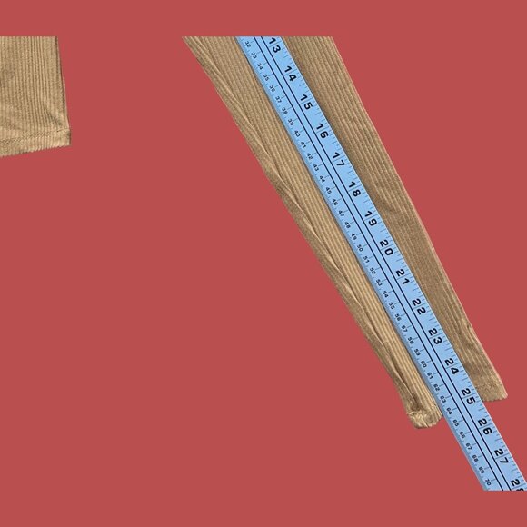 Wild Fable - Women's Long Sleeve Sweetheart Neck Shirt - Brown - Extra Small - Picture 7 of 13